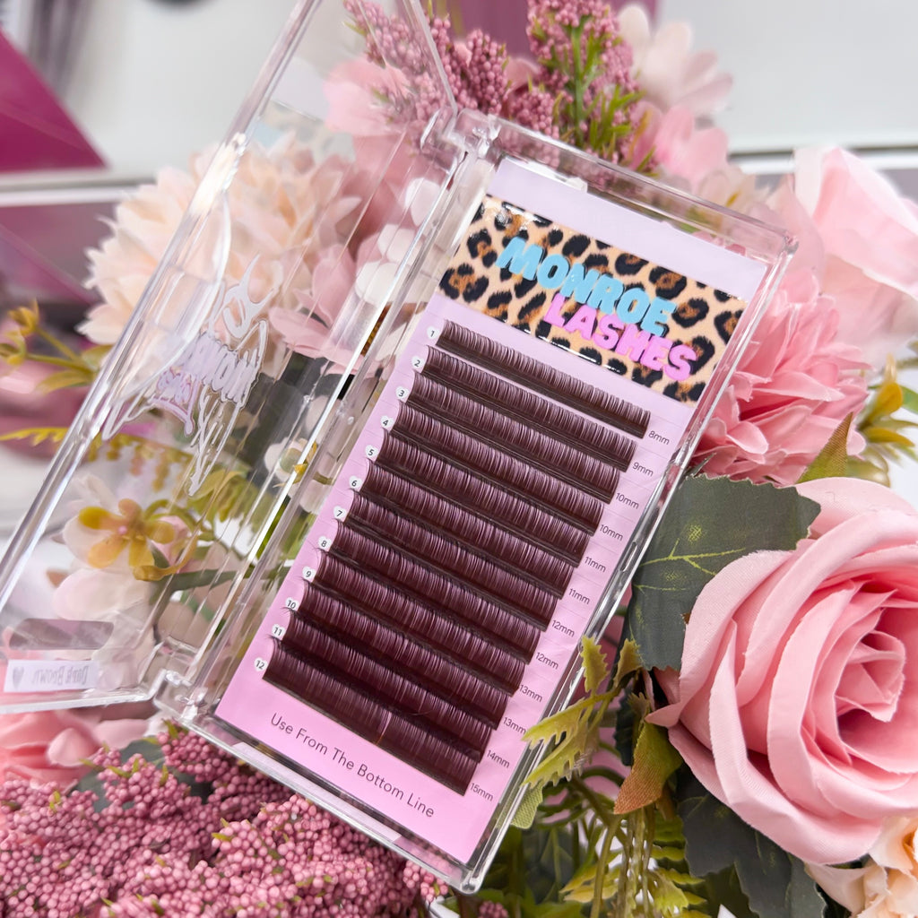 Ruskeat 🤎 ripsikuidut MIX 8–15 mm – Brown / Dark Brown / Light Brown