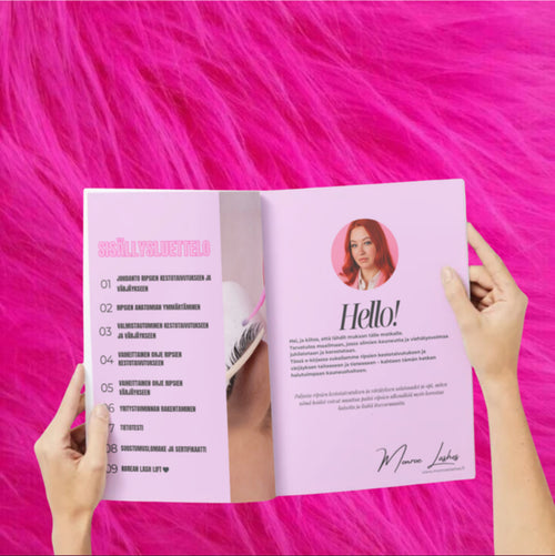 E-book Korean Lash Lift -koulutusmateriaali