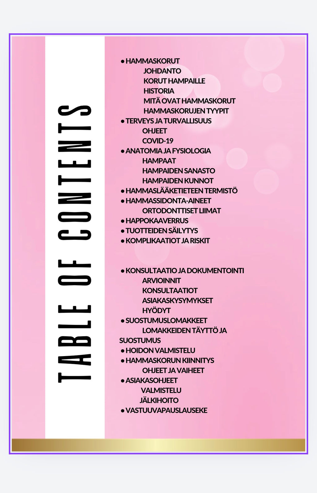 Hammaskorut e-book (English version)