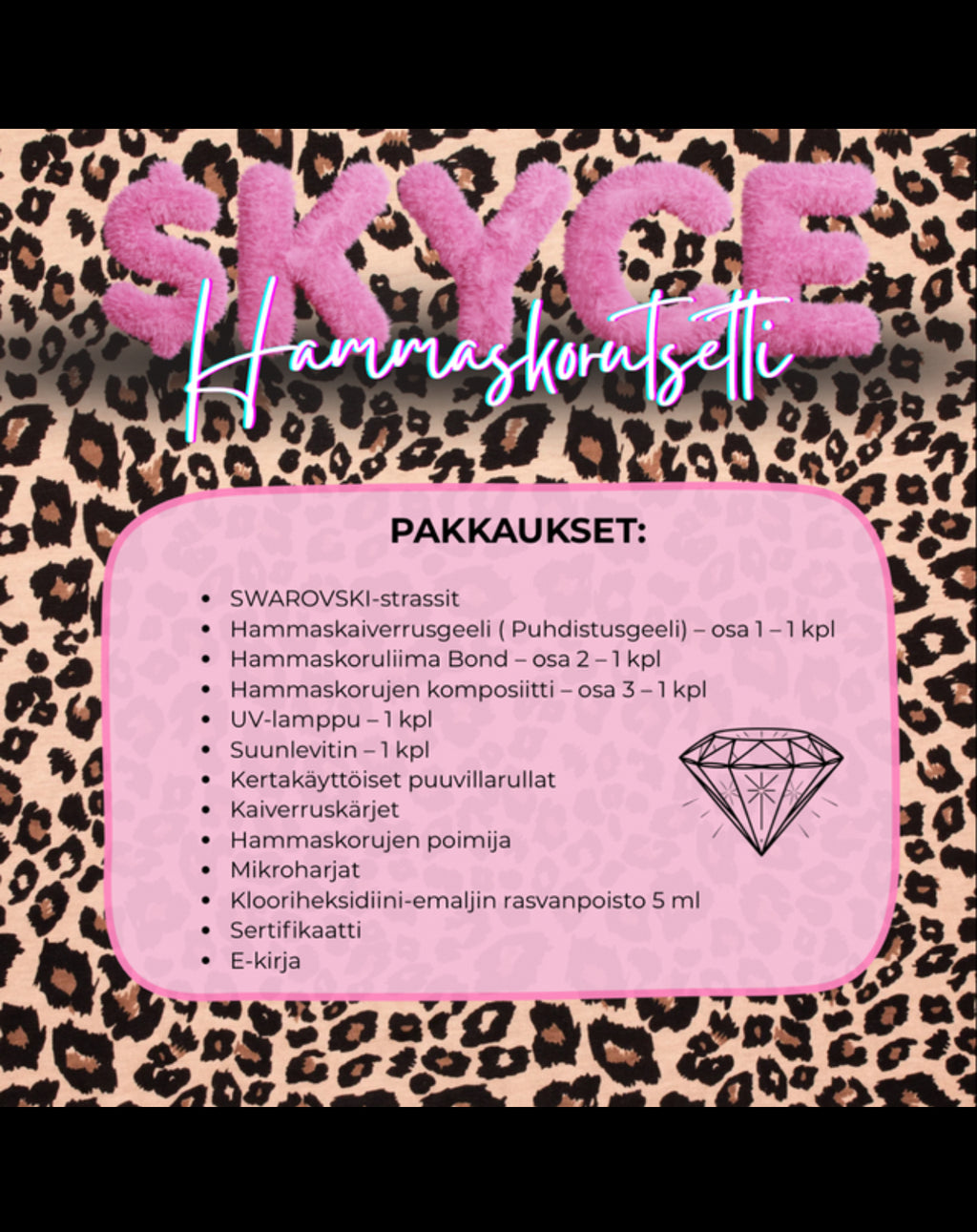 HAMMASKORUJEN online kurssi + aloituspaketti