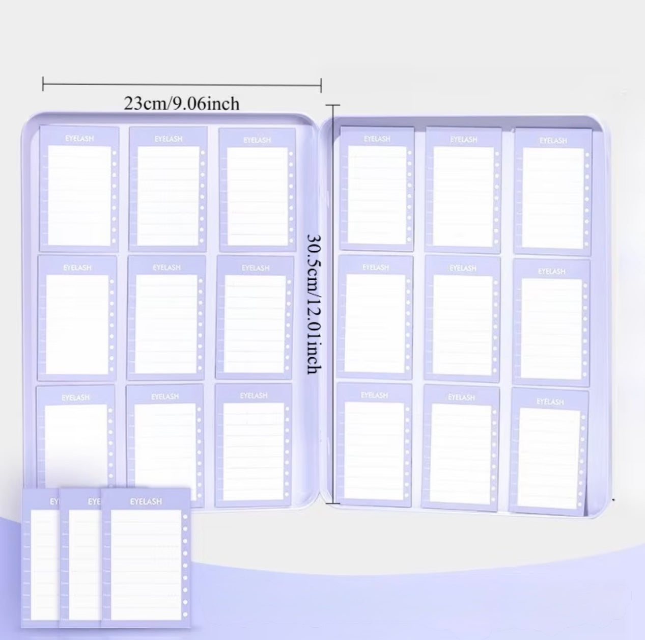Big Case with magnetic lash palettes