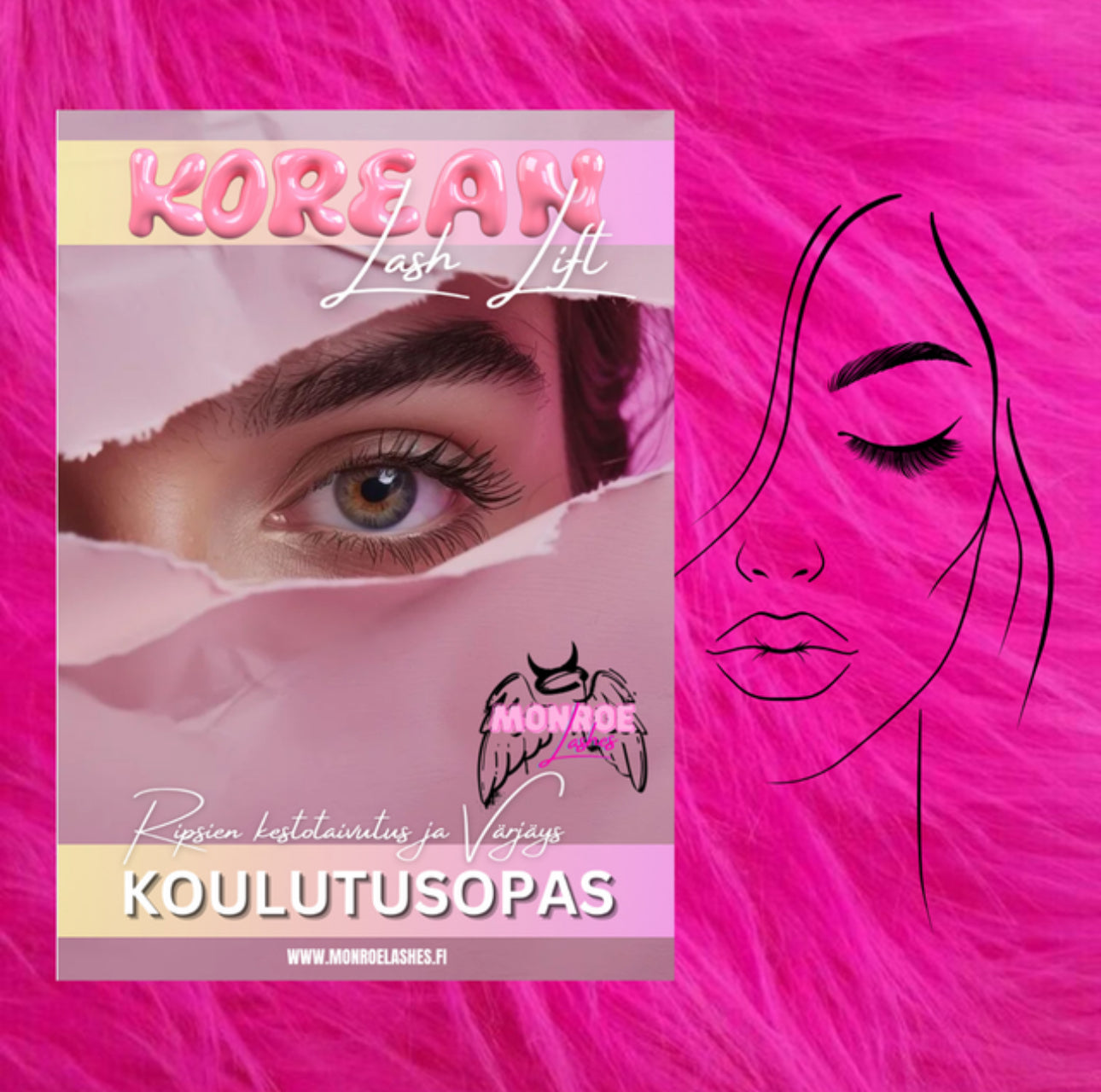 E-book Korean Lash Lift -koulutusmateriaali