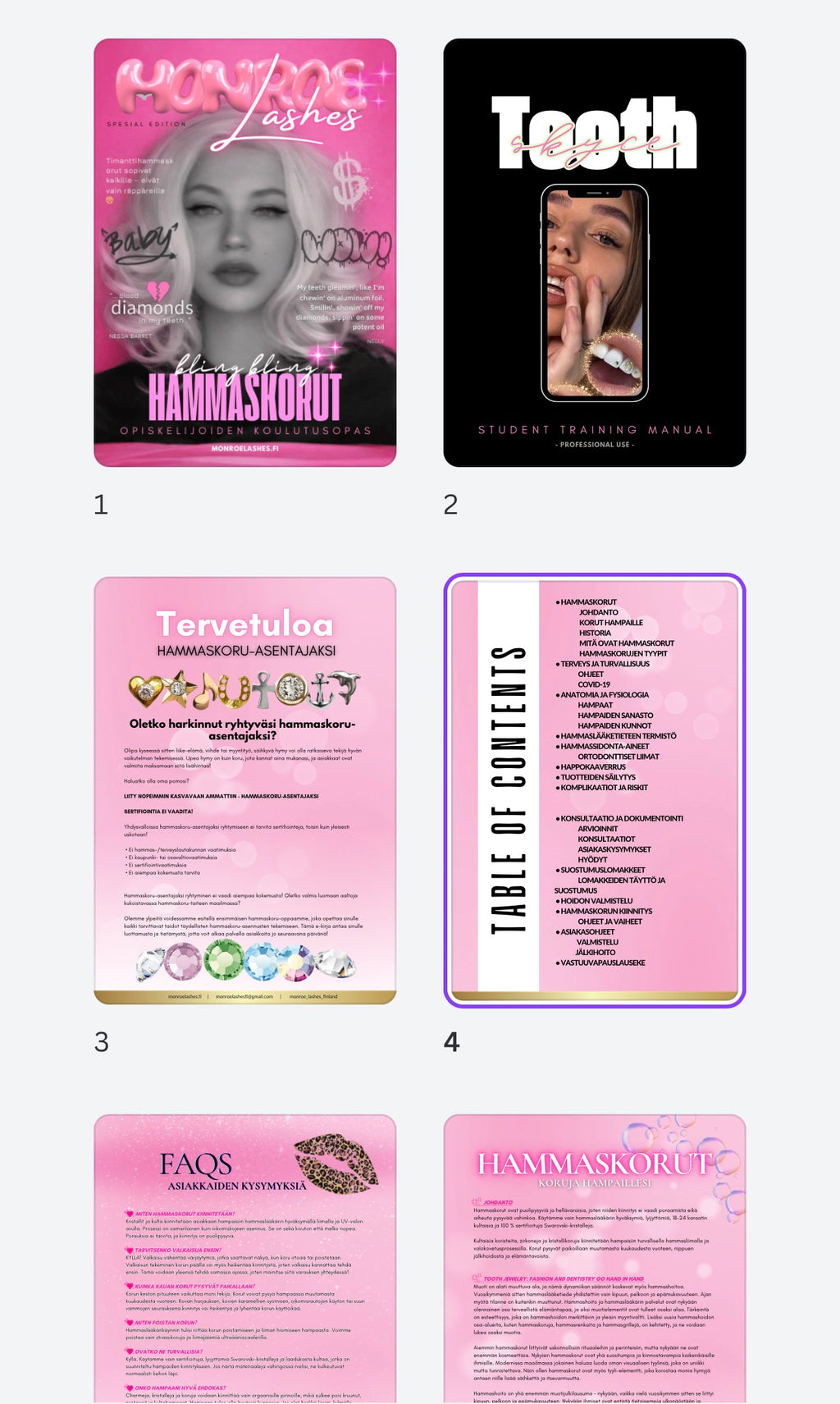 Hammaskorut e-book (English version)