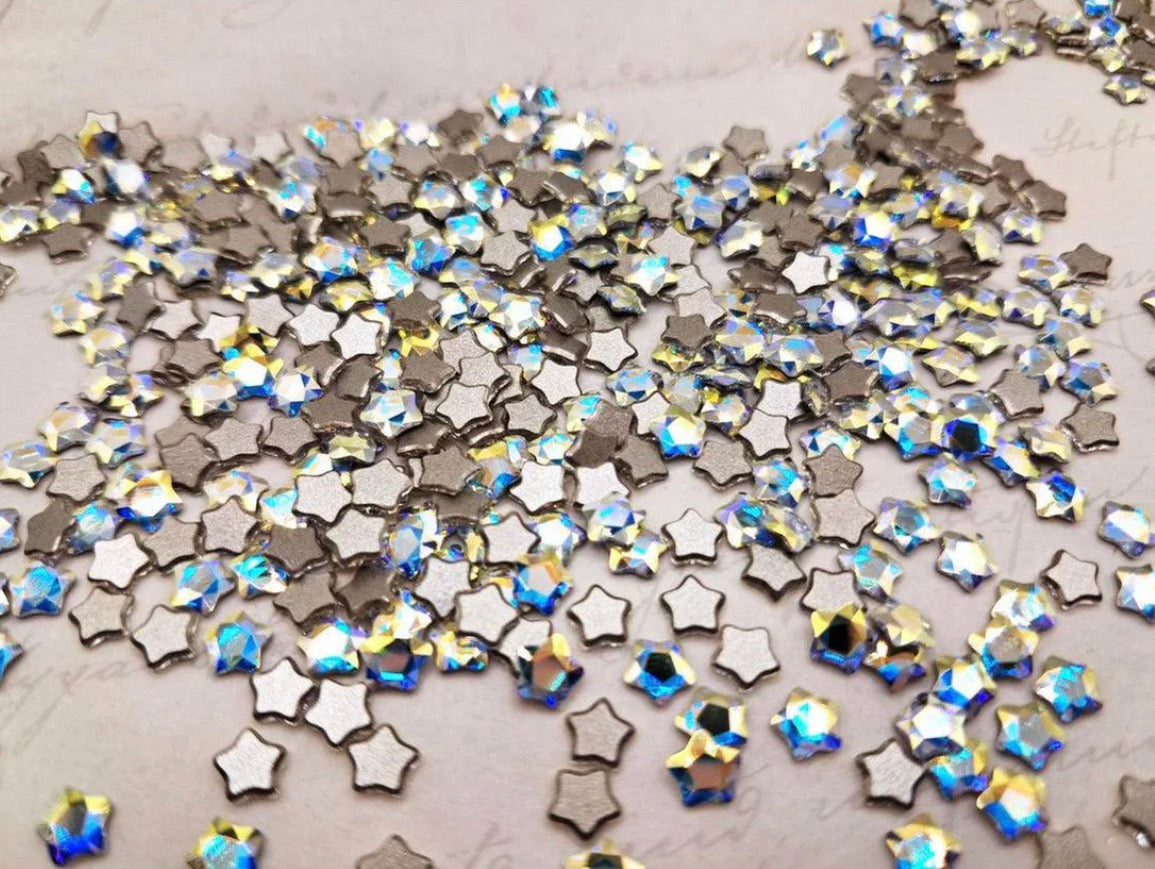 Swarovski 4mm Star Flower - AB