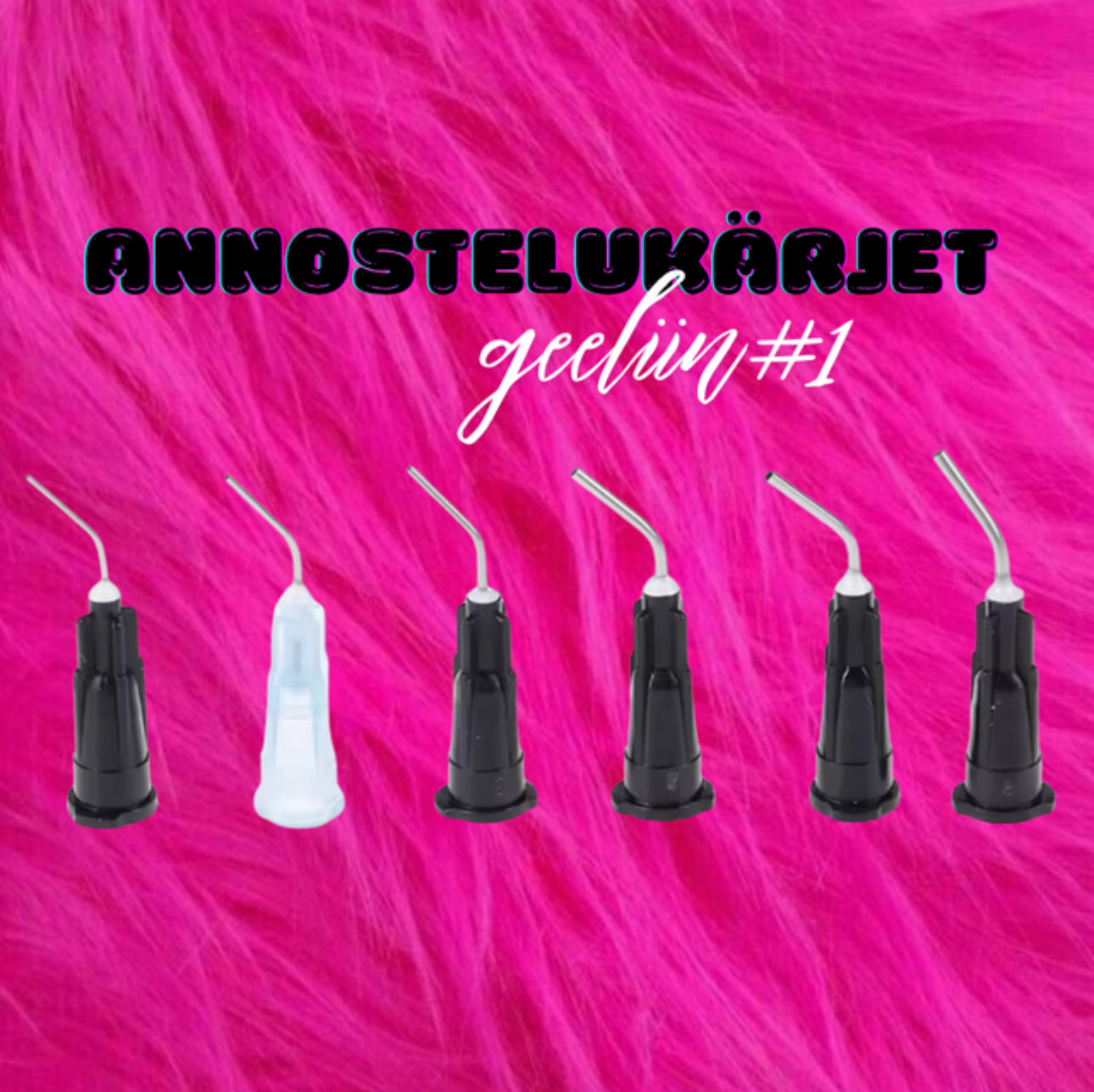 Annostelukärjet geeliin #1