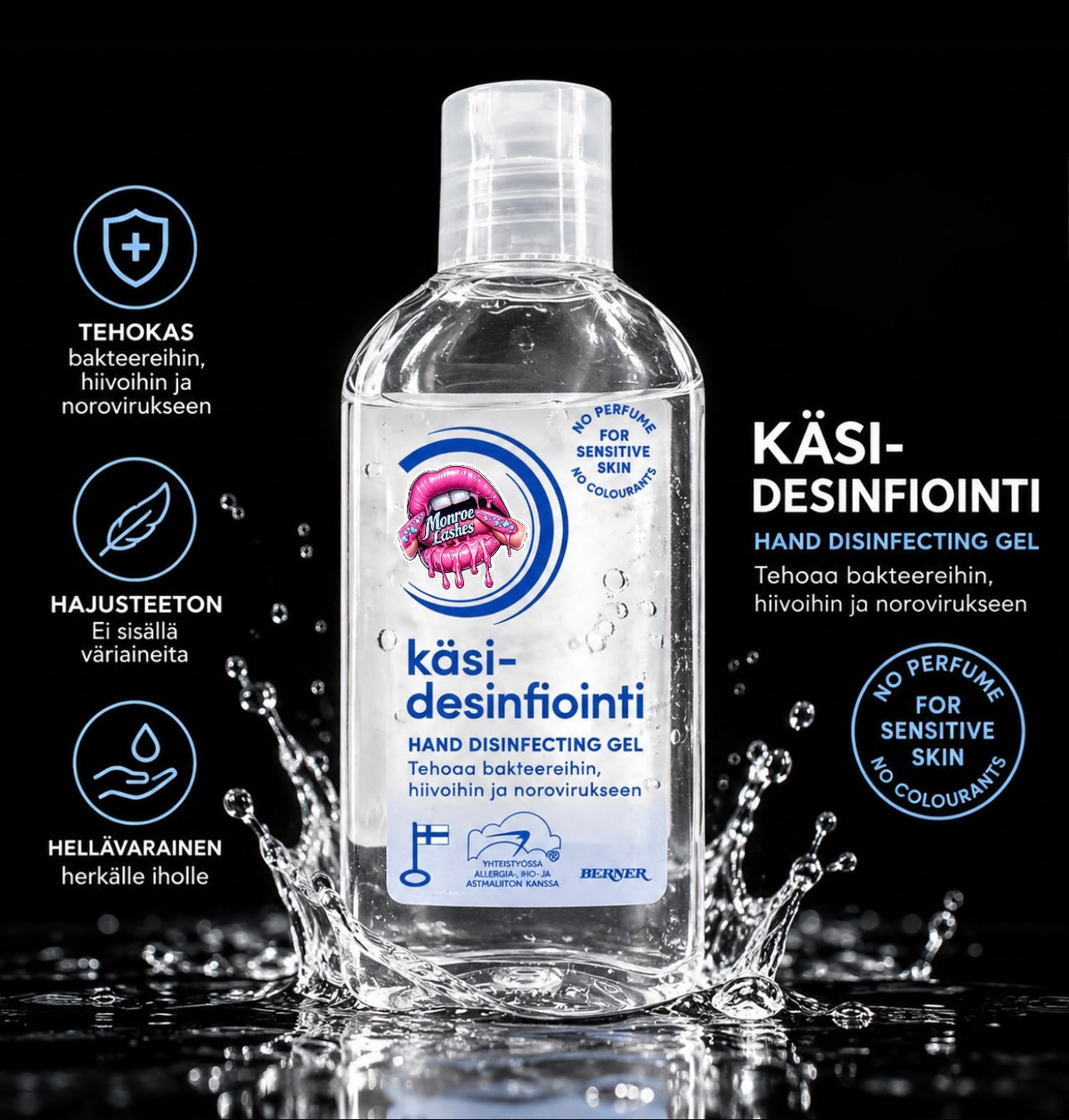 Käsidesinfiointigeeli 100ml