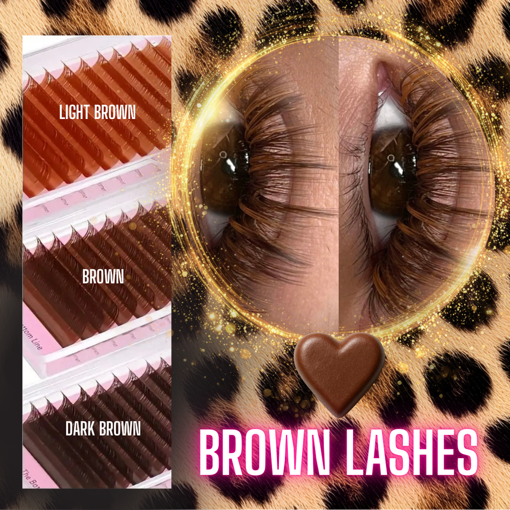 Ruskeat 🤎 ripsikuidut MIX 8–15 mm – Brown / Dark Brown / Light Brown