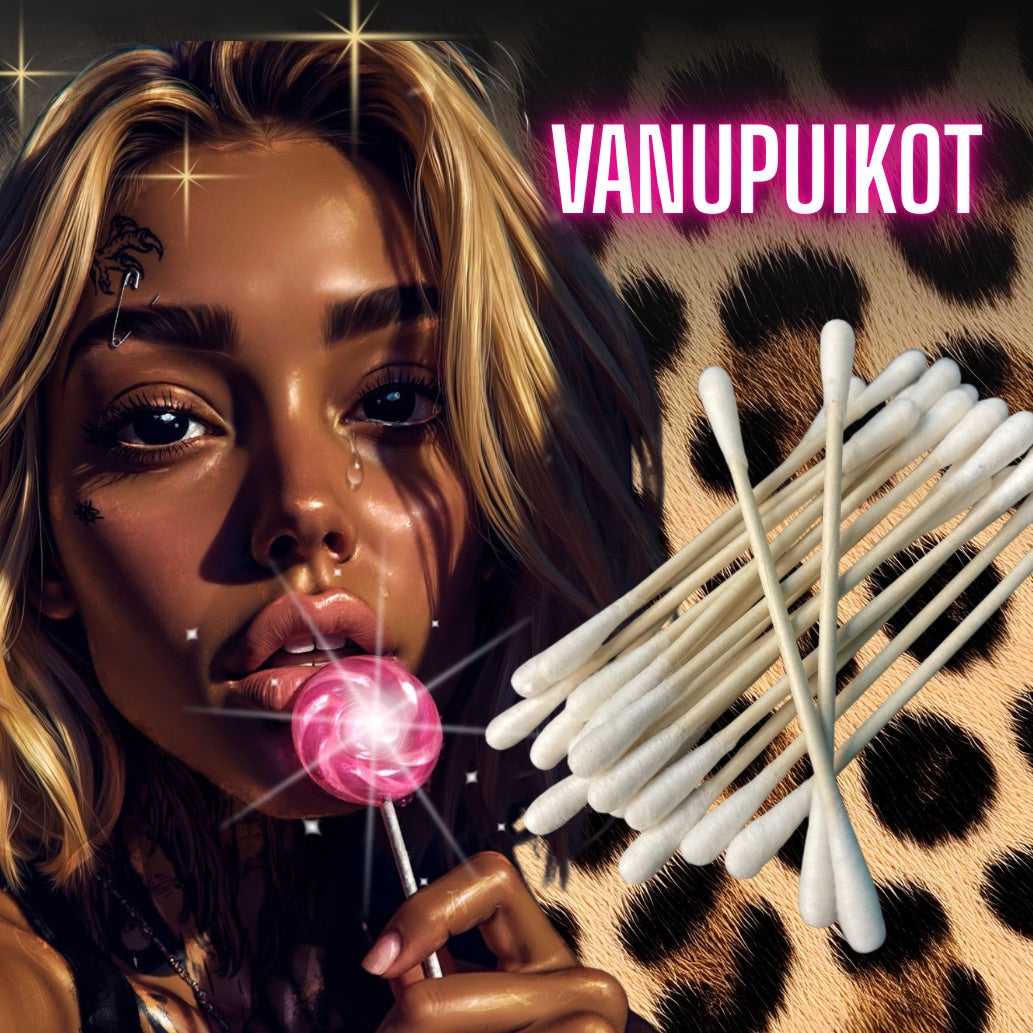 Vanupuikot paperivarrella 500kpl