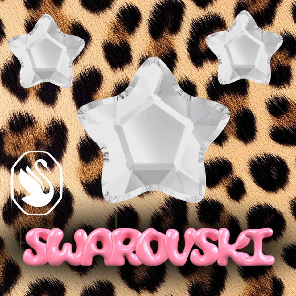 Swarovski 4mm Star Flower- hopea