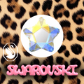 Swarovski 4mm Star Flower - AB