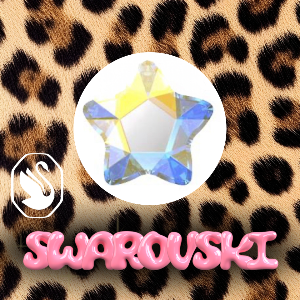 Swarovski 4mm Star Flower - AB